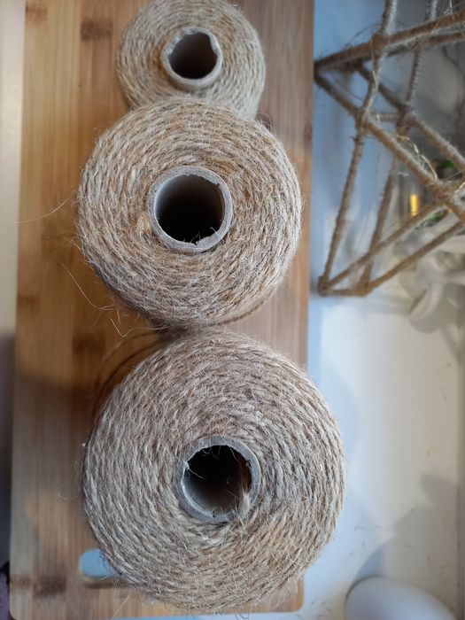 Шнур, шпагат джутовий, джут, лляний шпагат, лляний шнур