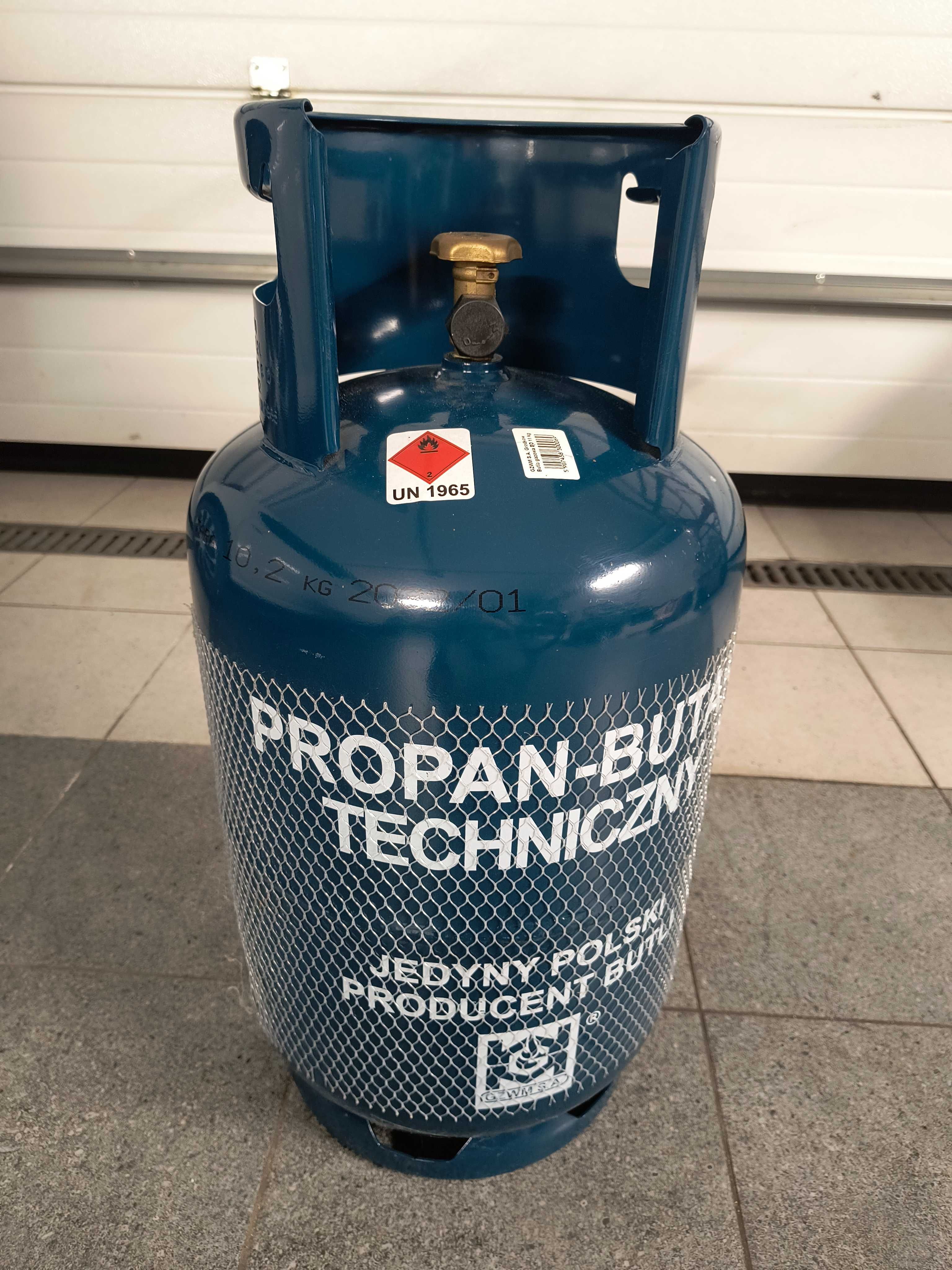 Butla gazowa 11 kg, całkiem nowa, napełniona gazem.