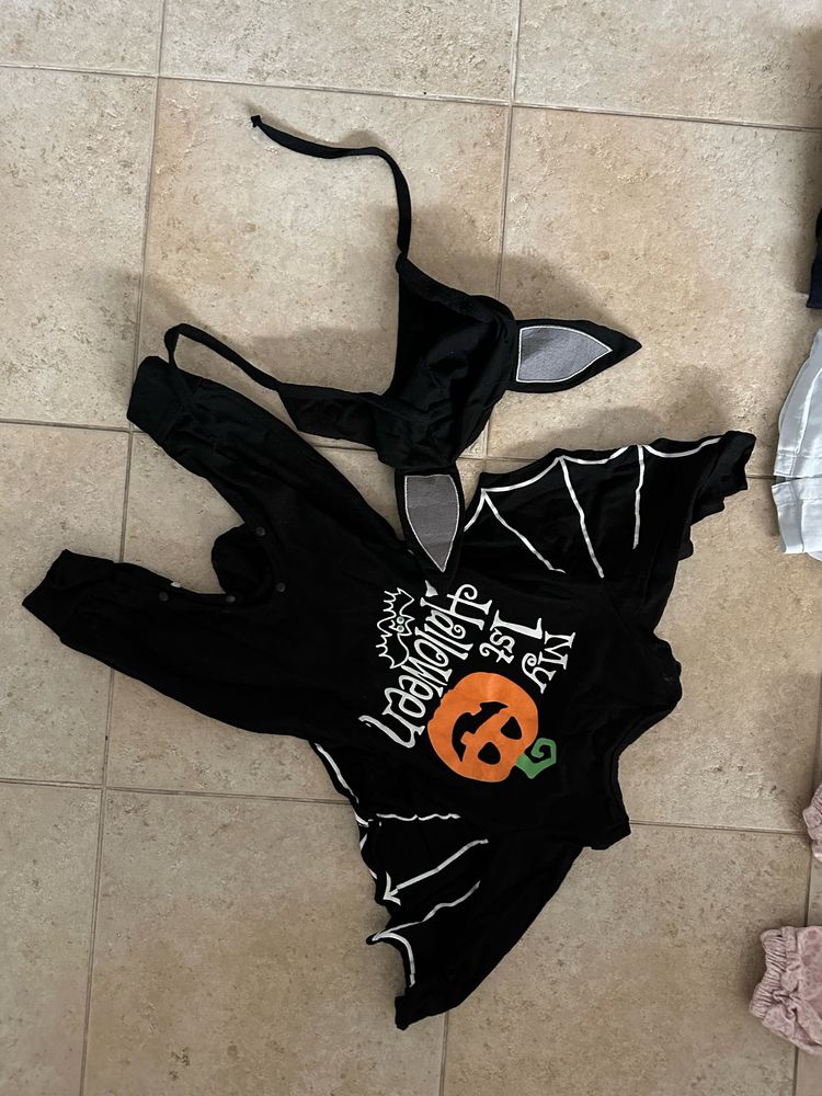 Roupa criança hallowen abóbora 9-12 M