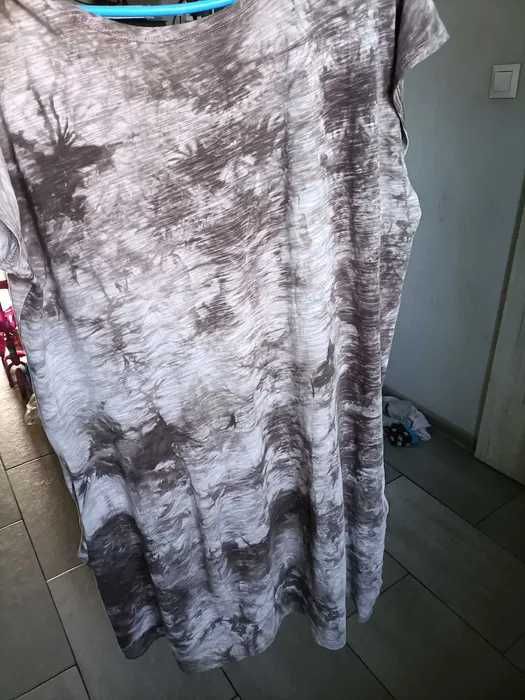 Sukienka damska 52 cienka krótki rękaw