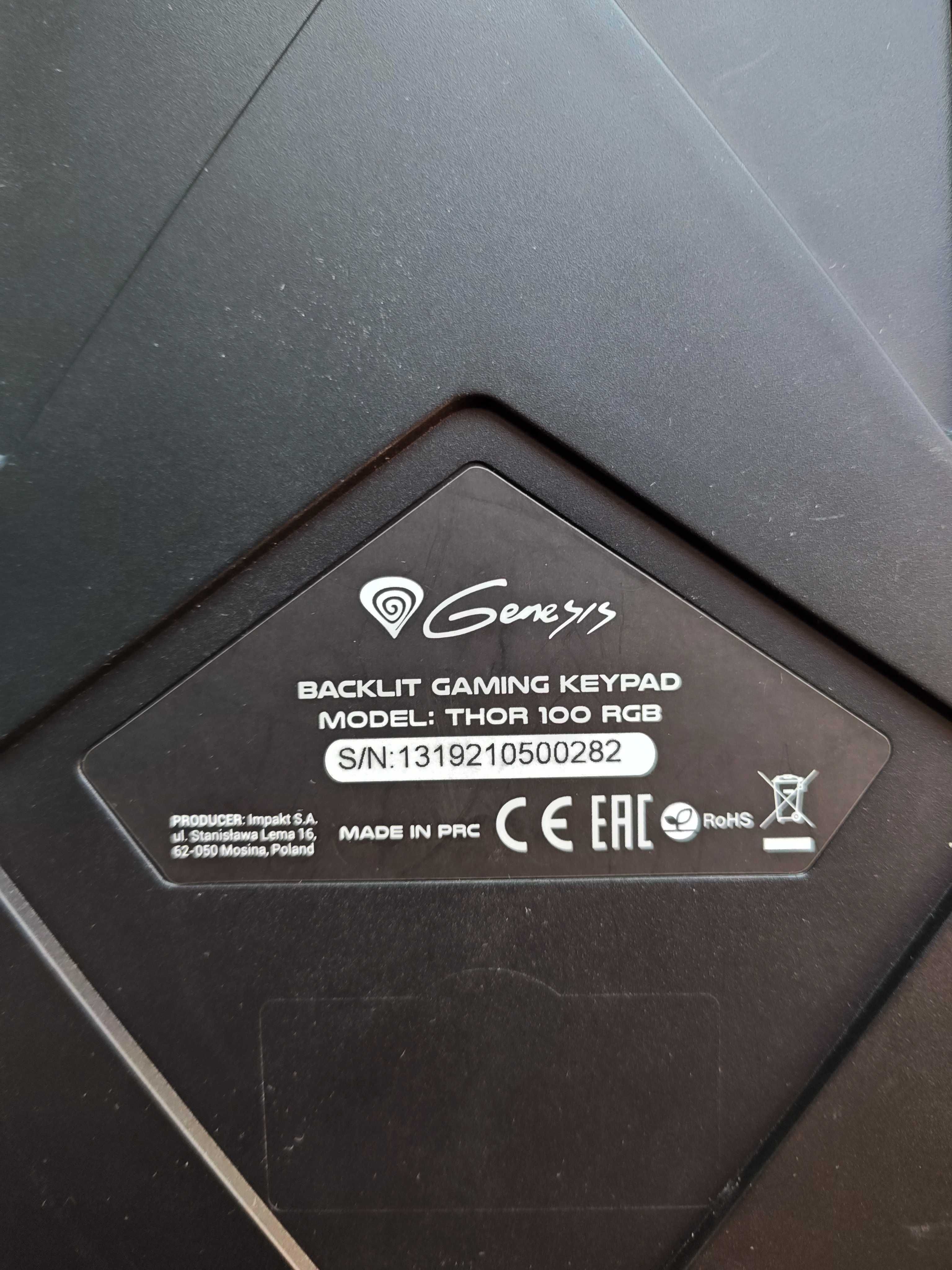 Klawiatura GENESIS Thor 100 keypad mechaniczna