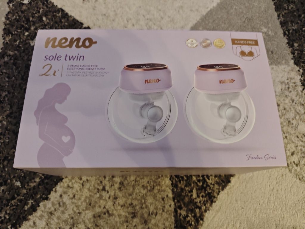 laktator bezprzewodowy Neno Sole Twin muszlowy