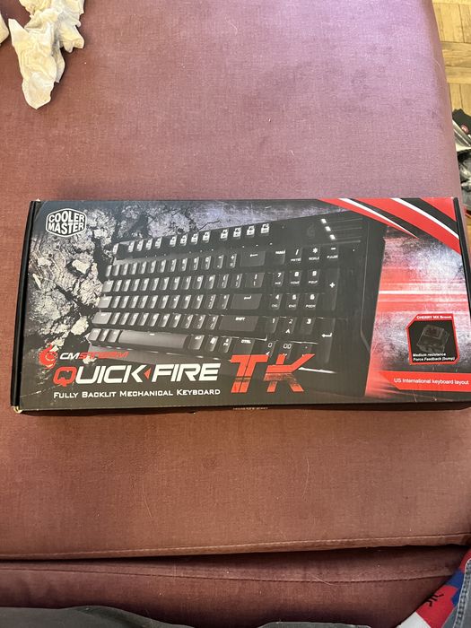 Klawiatura mechaniczna CM Storm Quickfire TK MX Cherry Brown
