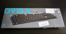 Klawiatura mechaniczna Logitech g915x tactile brązowe switche.