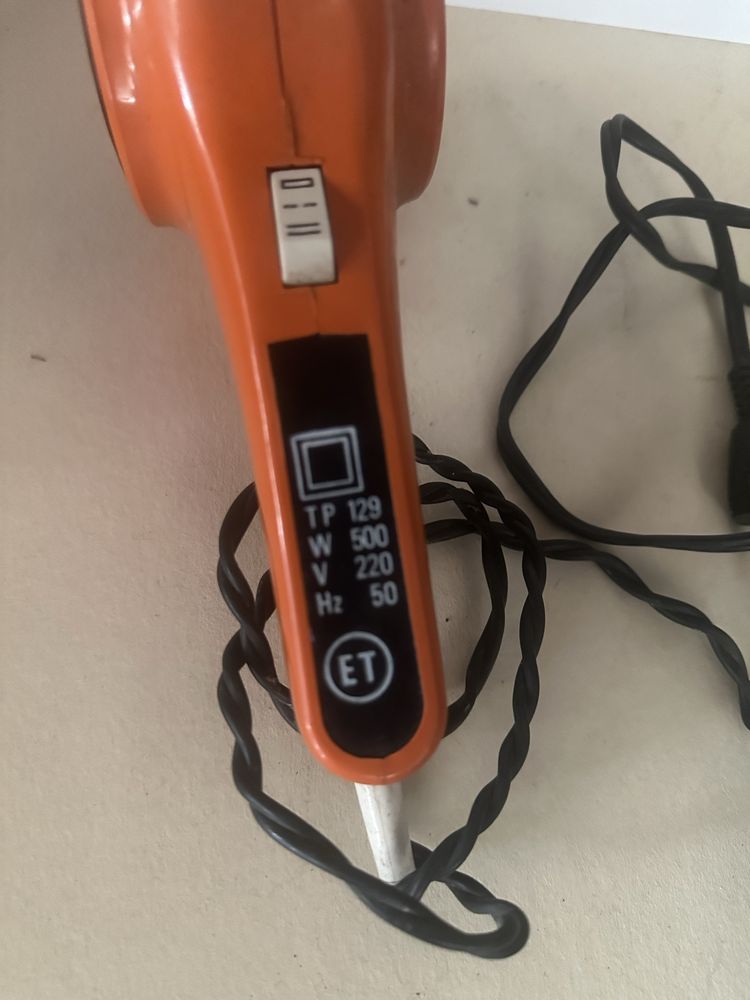 Secador de cabelo antigo