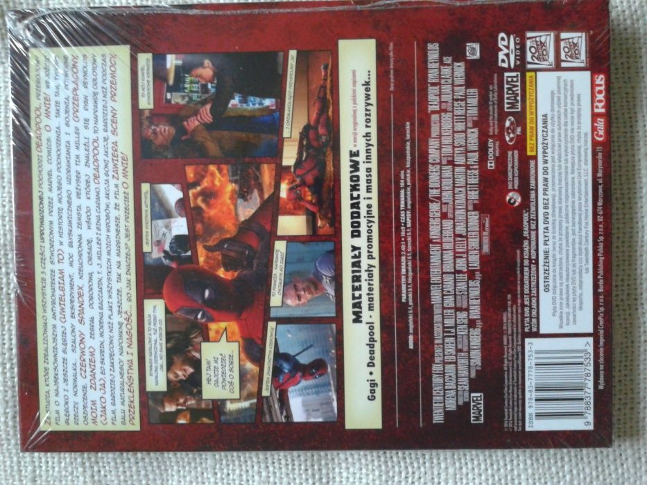 Deadpool (książka z filmem) DVD