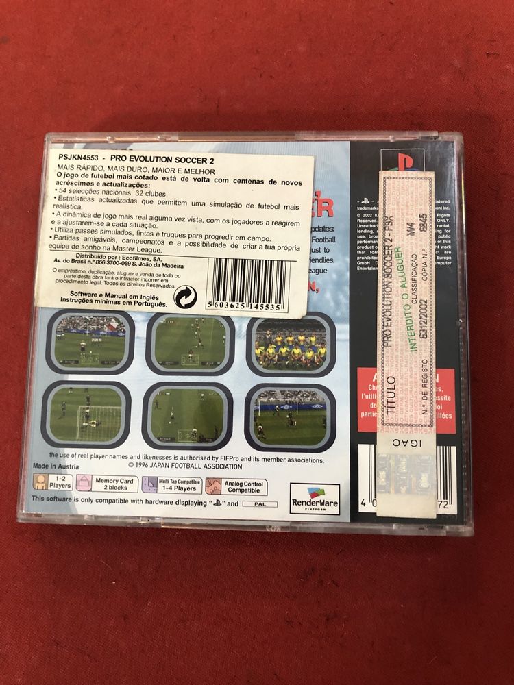 Pro Evolution Soccer 2 Ps1