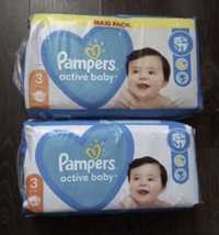 Большая упаковка!! Подгузники Pampers Active Baby  Размер 3