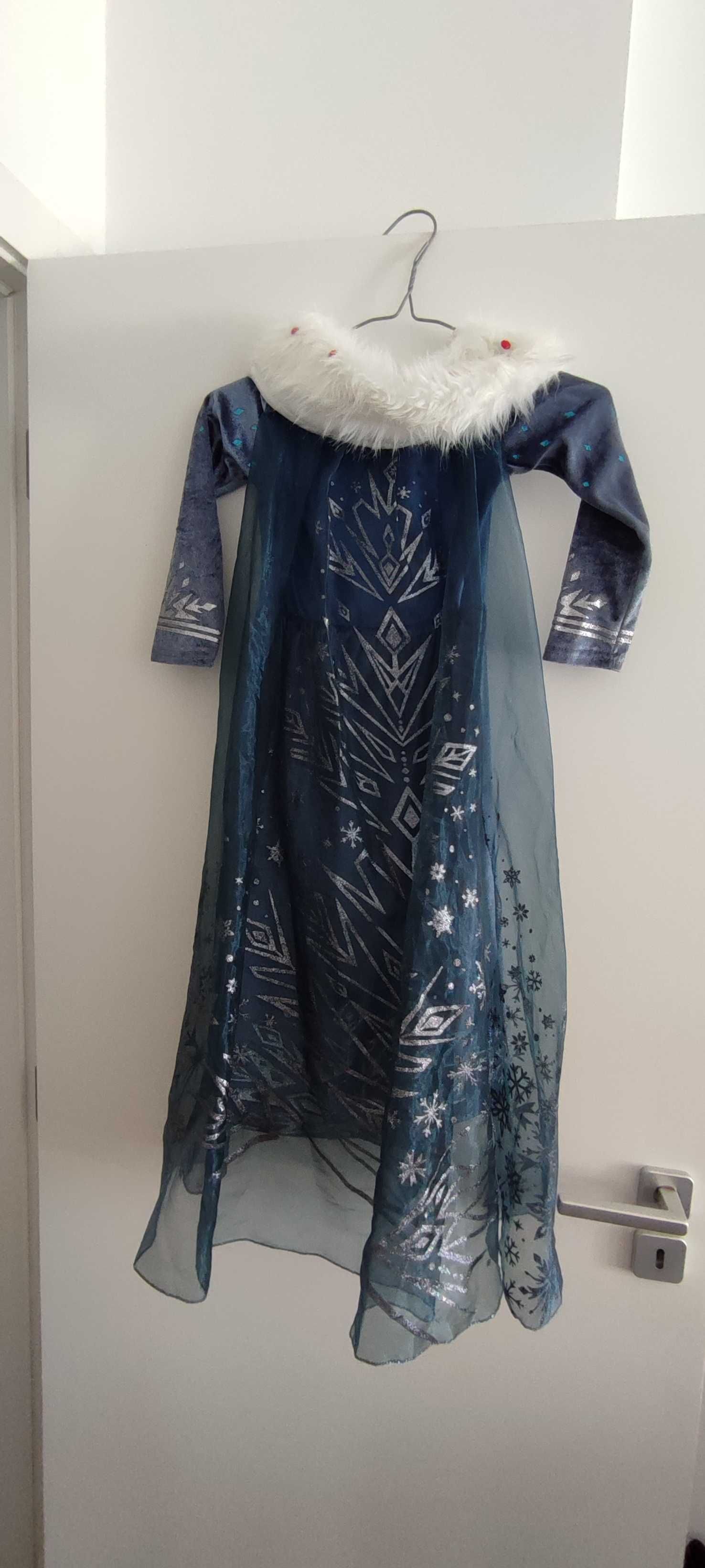 Vestido de inverno Frozen