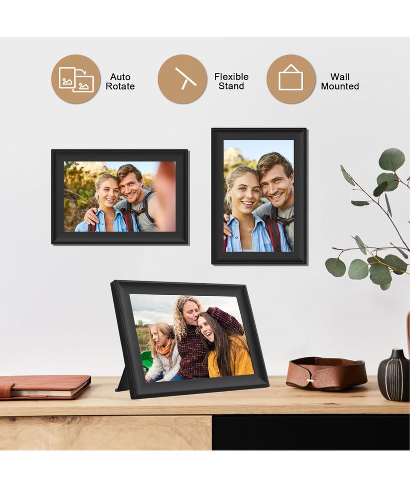 Ramka cyfrowa Frameo 10,1” czujnik ruchu rotacja WiFi dotykowy ekran