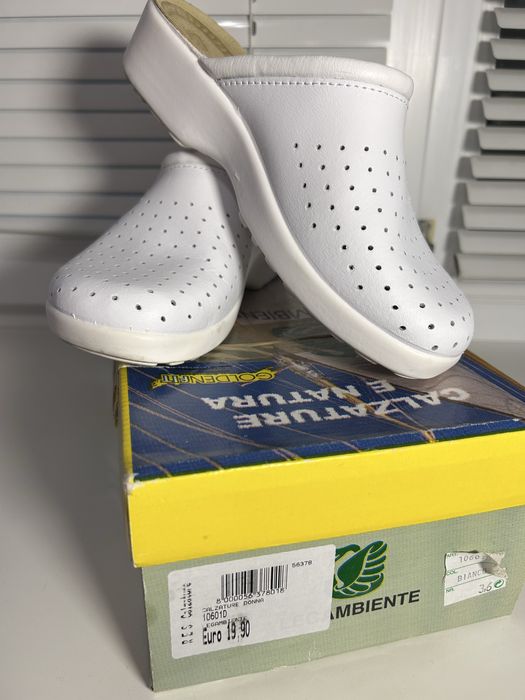 Медичні тапки кожані НОВІ