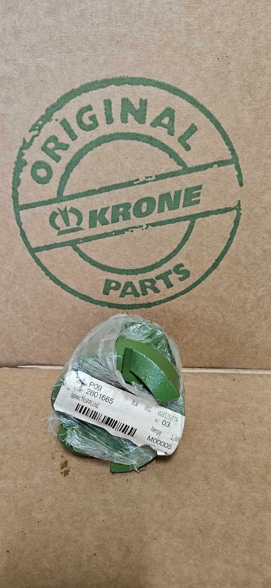 Sprzęgło Krone KR 10-16 KR130 KR160 Kłowe 6 frezów Prasa części