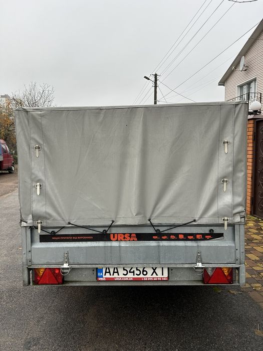 Причіп URSA Universal 2500х1500 з тентом, самосвал