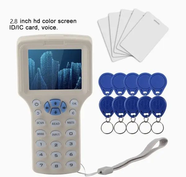 Vbestlife English + 125 кГц/13,56 МГц RFID NFC Card Reader Принтер Коп