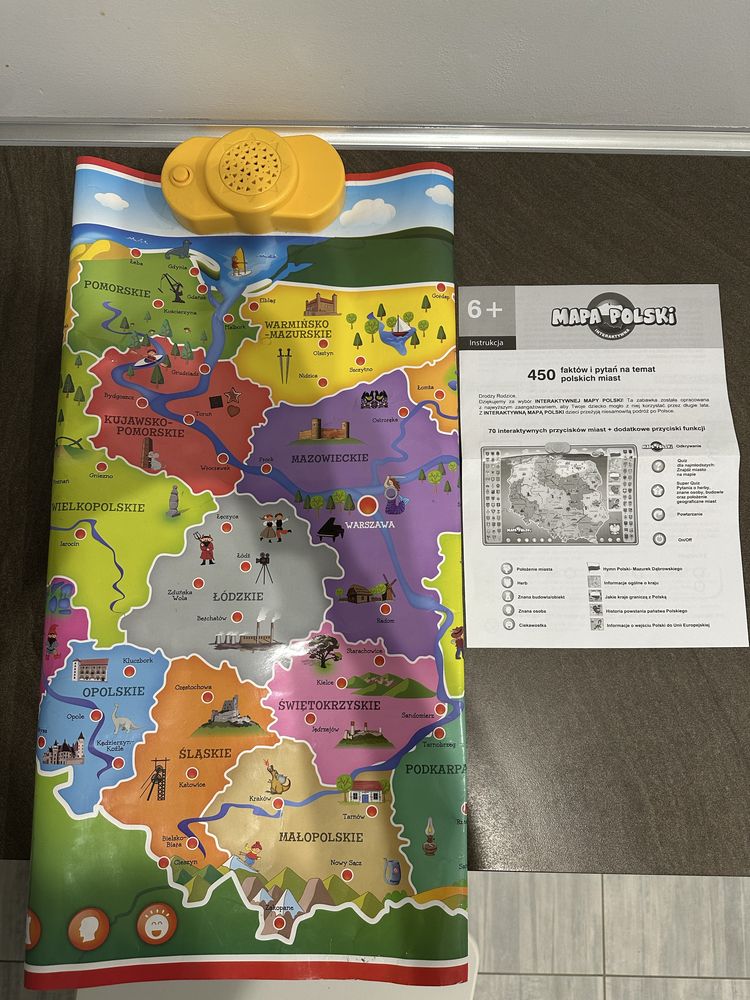 Interaktywna mapa Polski Dumel
