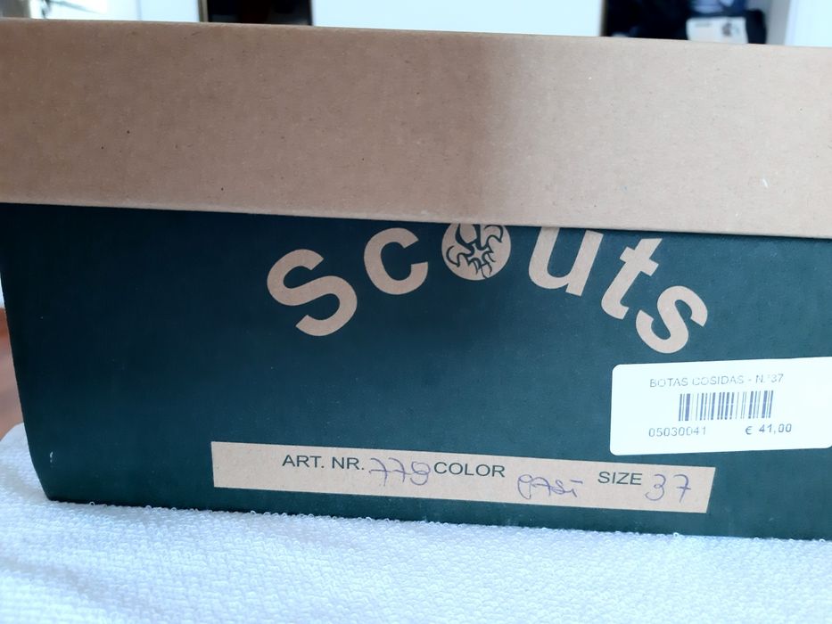 Botas escuteiros nº 37 originais CNE