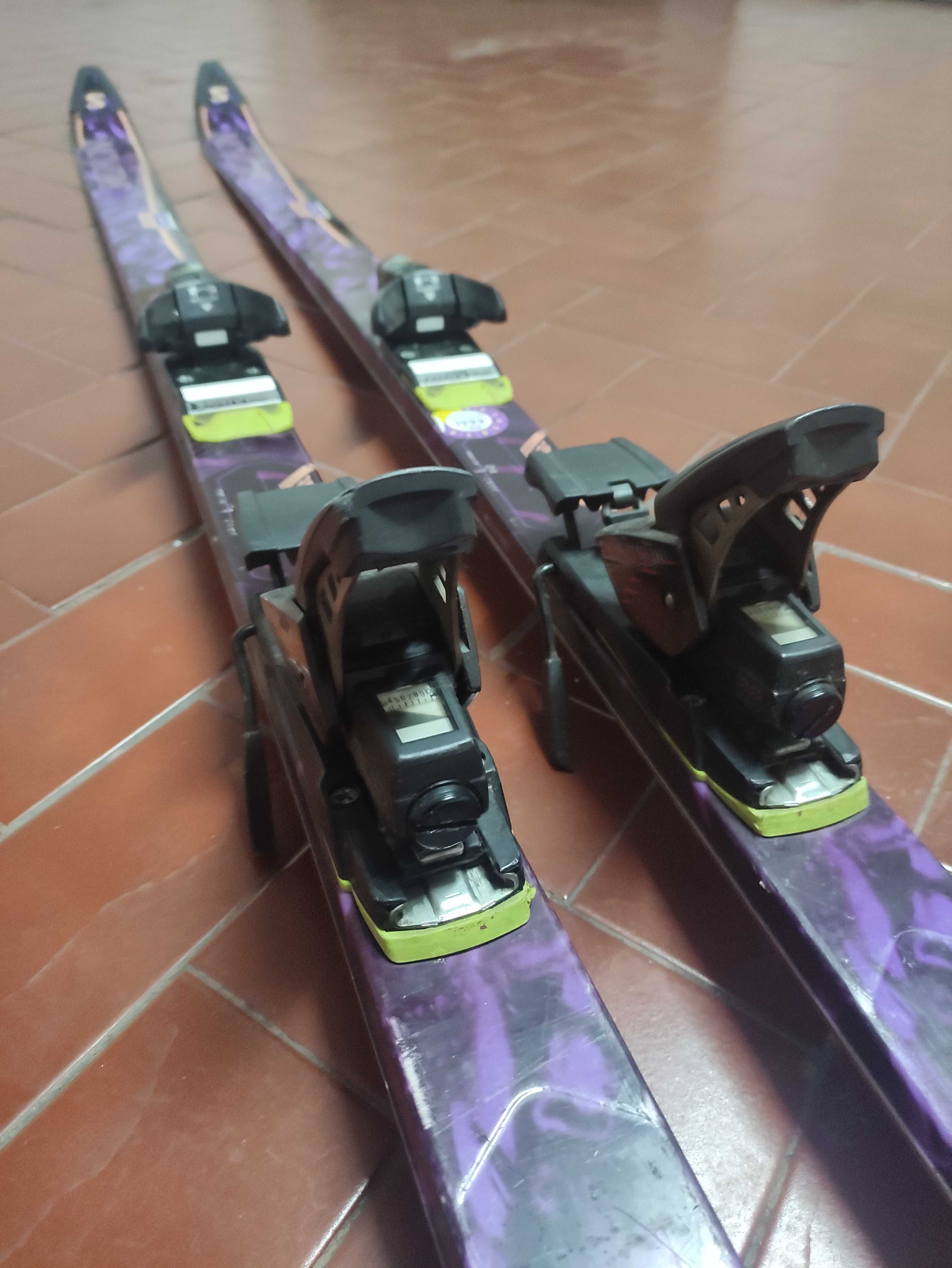 Skis e Botas usados em boas condições