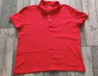 Koszulka polo męska, czerwona, XXXL
