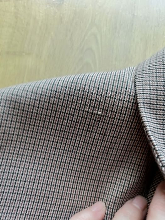 H&M marynarka damska brązowo czarna krata rozm 42 XL