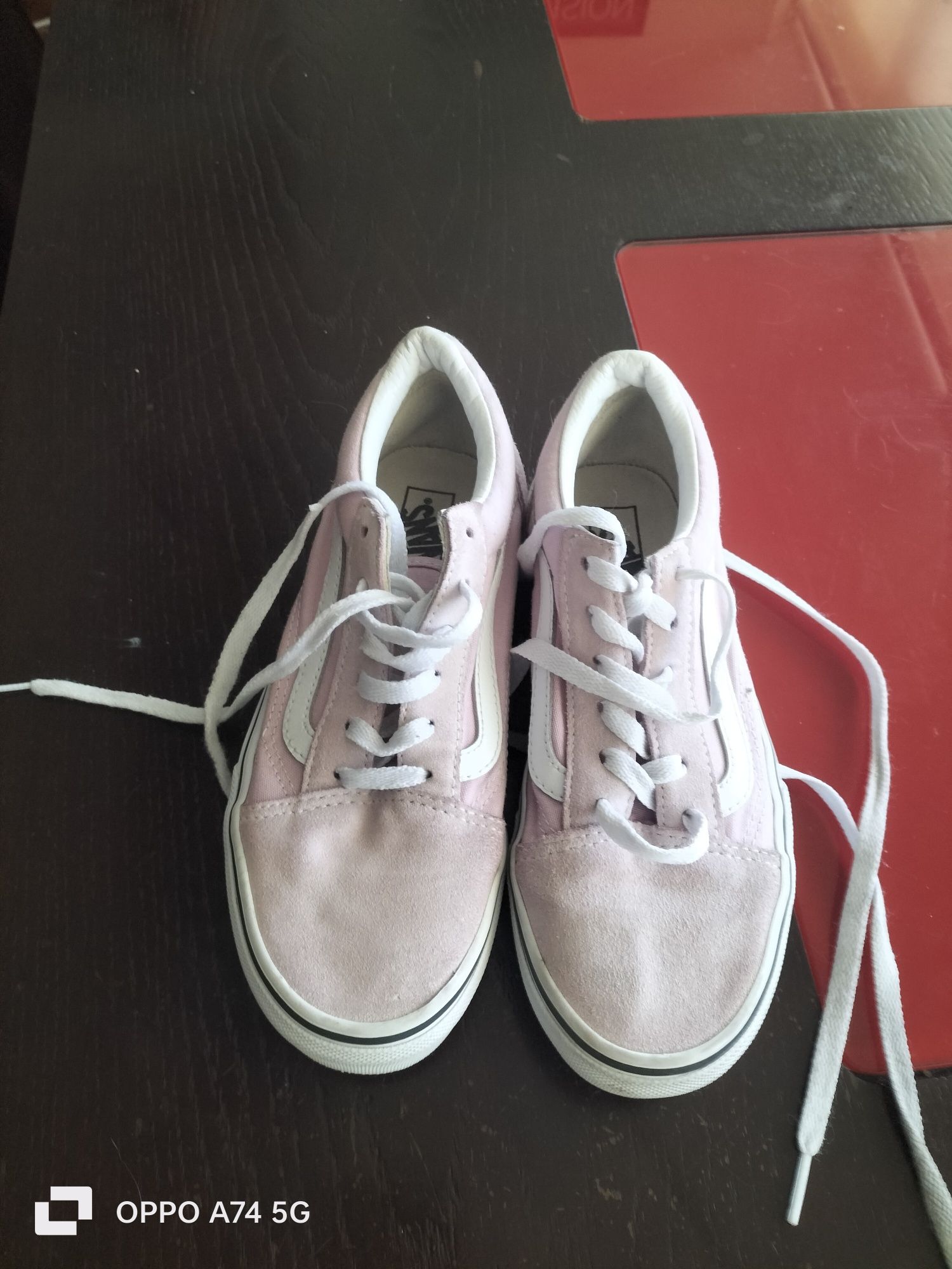 Vans cor de rosa