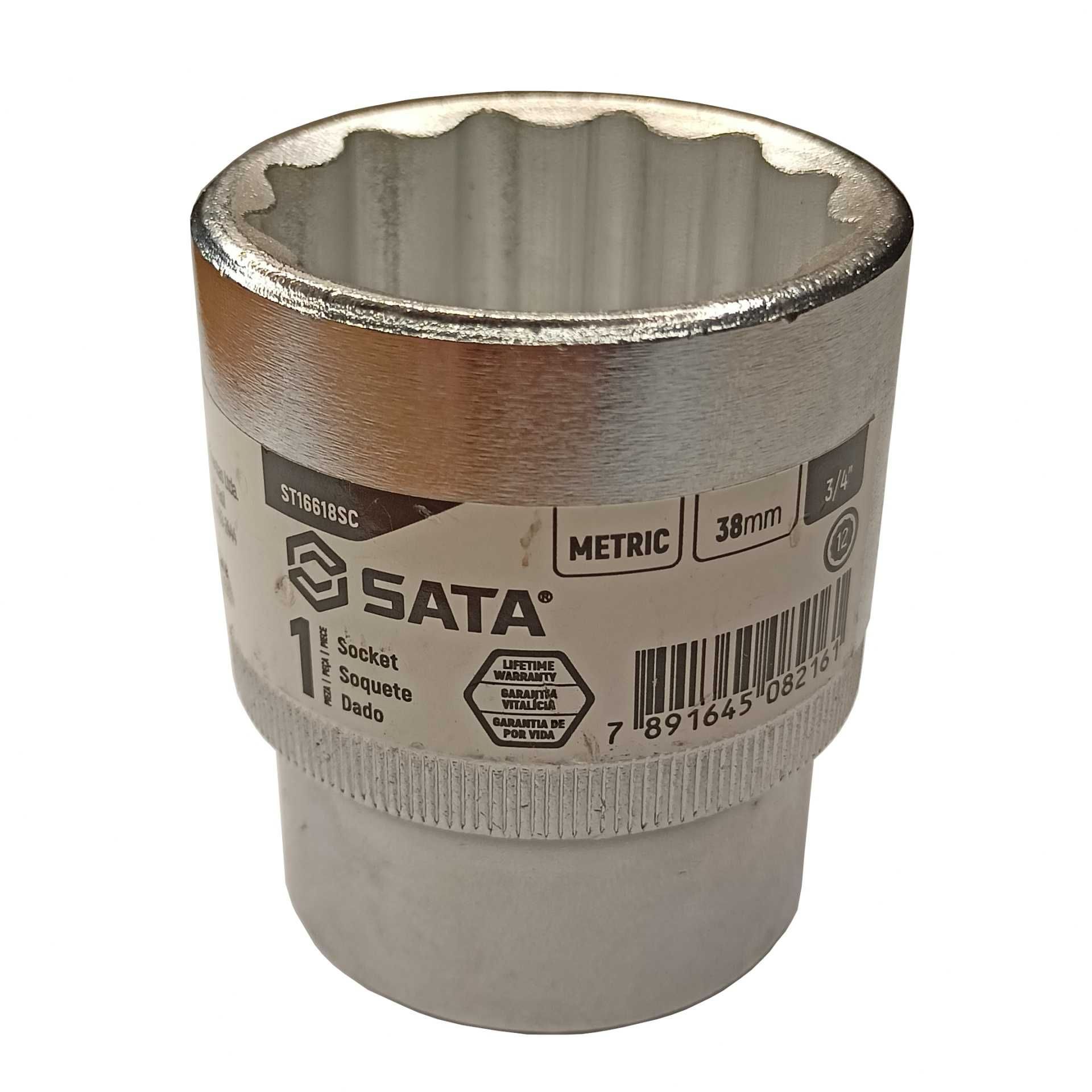 Nasadka 38 mm 3/4" 12-kątna CrV SATA 38mm