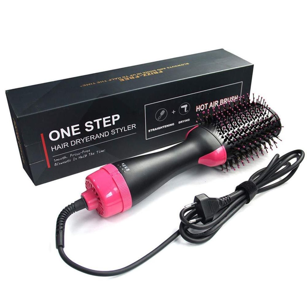 Фен щетка расчёска для укладки волос стайлер 3 в 1 one step hair dryer