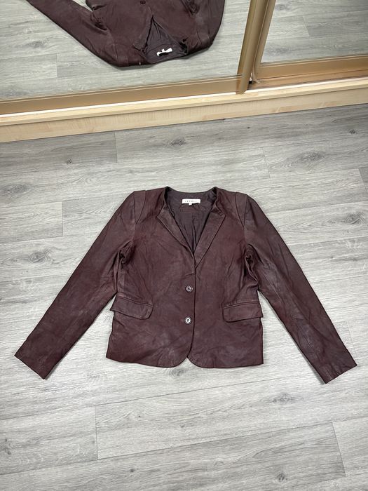 Женский люкс пидажк кожаный Sandro Blazer