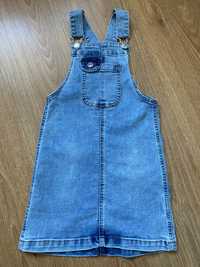 Sukienka jeansowa dżinsowa ogrodniczka rozm. 122
