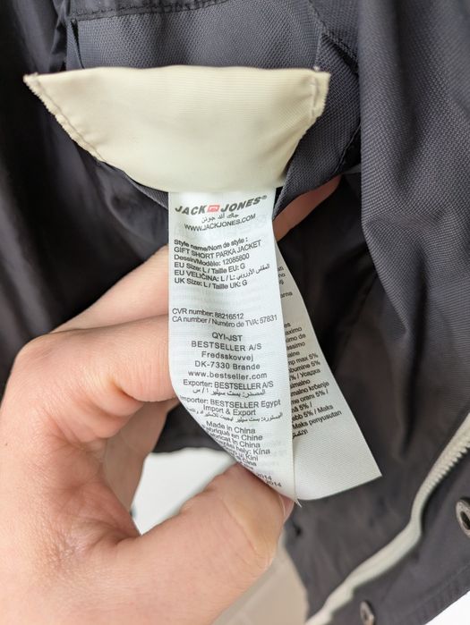 Kurtka typu parka z kapturem Jack&Jones roz. L