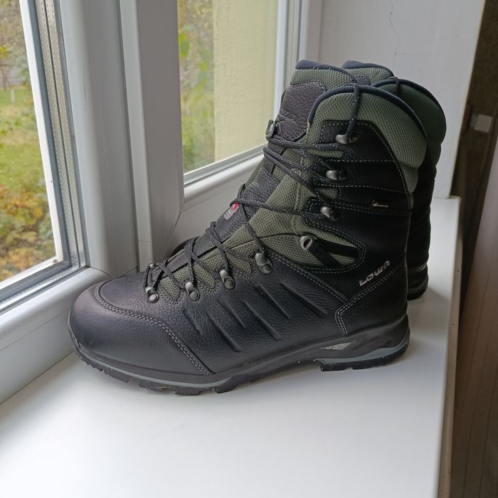 Зимові тактичні черевики LOWA YUKON lce II GTX Black р.46. Gore-Tex