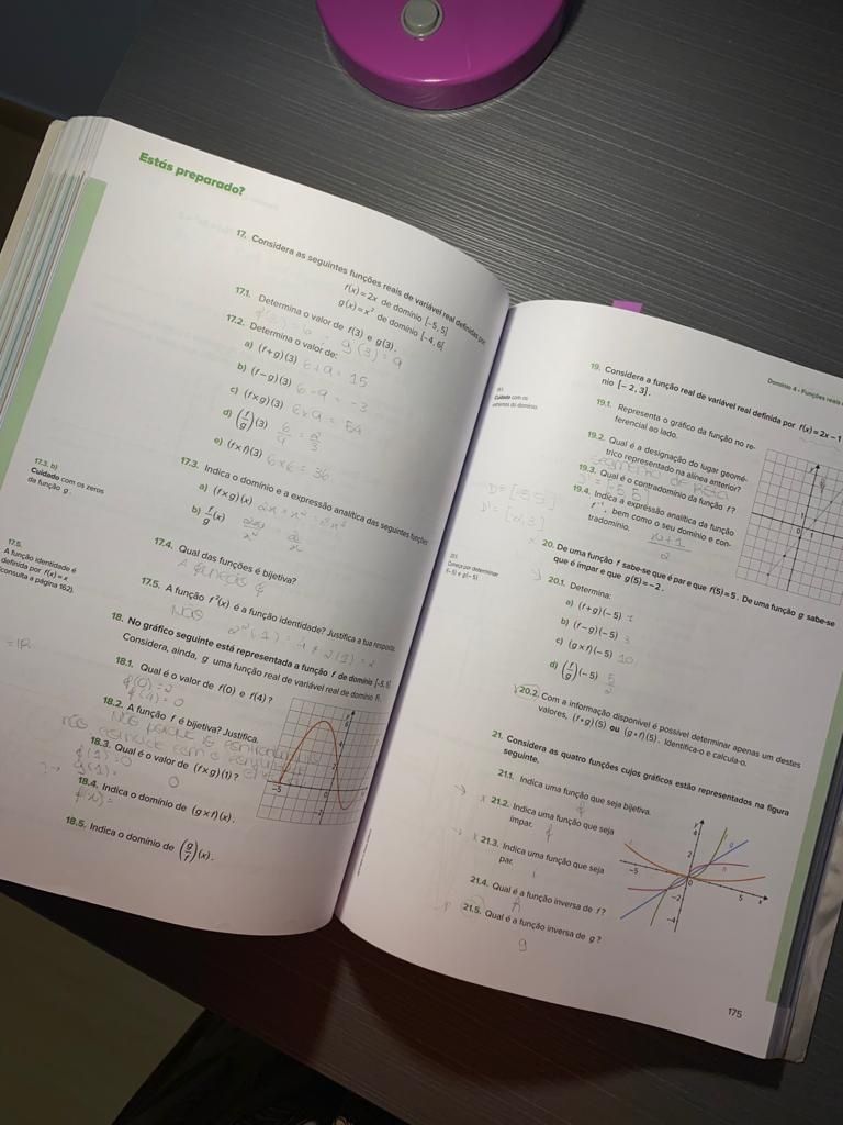 COMO NOVO - Livro Guia de Estudo Matemática A 10º Ano - Porto Editora