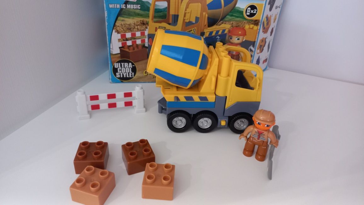 Traktor farmera 5647 lego duplo 4976 betoniarka ciągnik zestaw