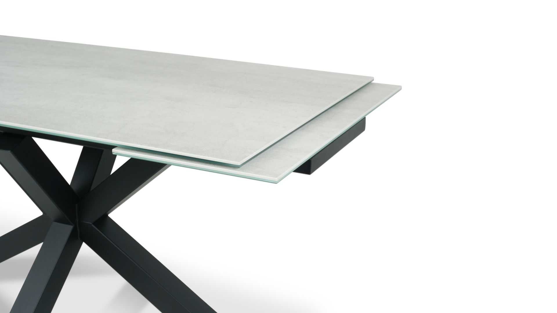 Stół ze spieku kwarcowego rozkładany 180-260x100cm NIDO PIETRA