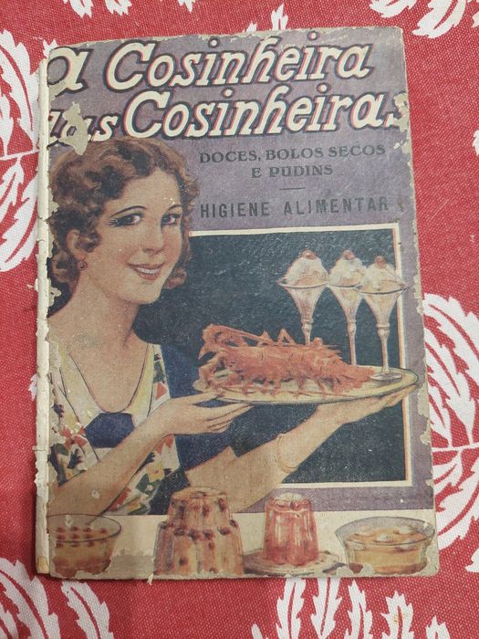 Livro antigo culinária a cozinheira das cosinheiras