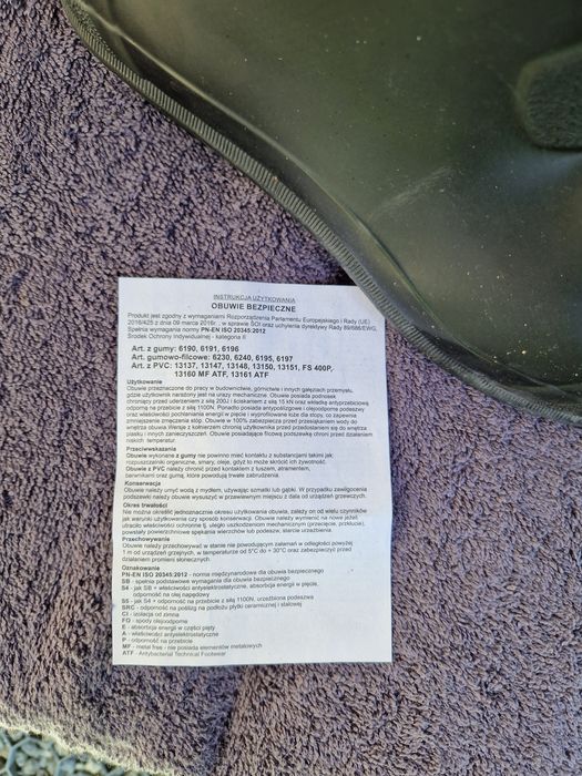 Buty gumowe TYTAN 6196 S5 SRC