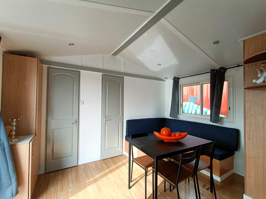 Mobil Home T2 | Ripado Envernizado  super moderna OFERTA TRANSPORTE