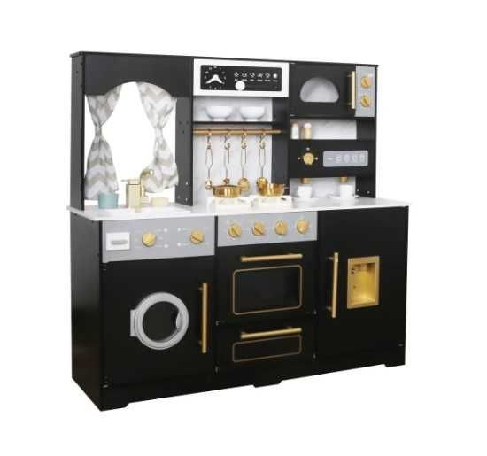 Кухня дитяча дерев'яна AVKO Равенна Black, звукові та світлові ефекти