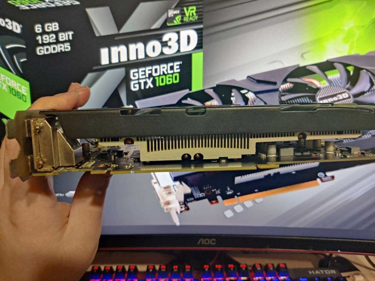 INNO3D GTX 1060 Twin X2 6GB GDDR5 (192bit, 1506/8000, 2xDVI, HDMI, DP)