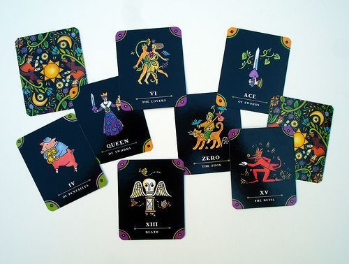 Caixa Tarot baralho + tapete + livrete instruções 88 páginas NOVO SELA