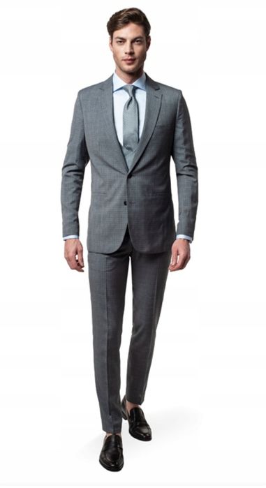 Garnitur męski Recman Prelli 176/100/90 szary polecam