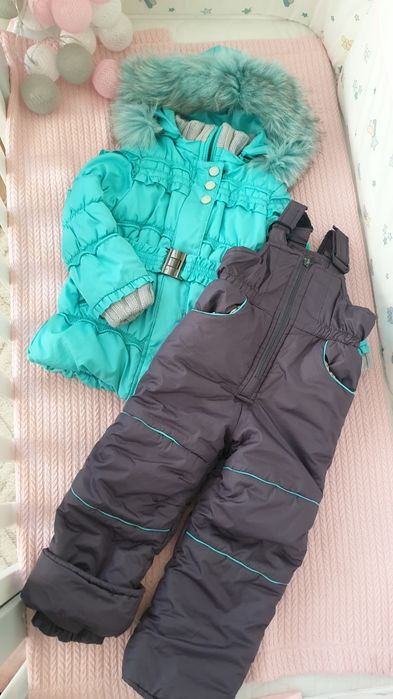 Комбінезон зимовий для дівчинки Костюмчик зимовий Курточка для дівчинк