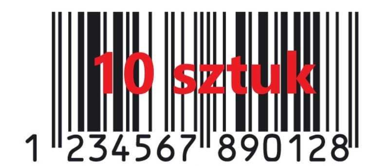 kod EAN GTIN GS1 10-sztuk