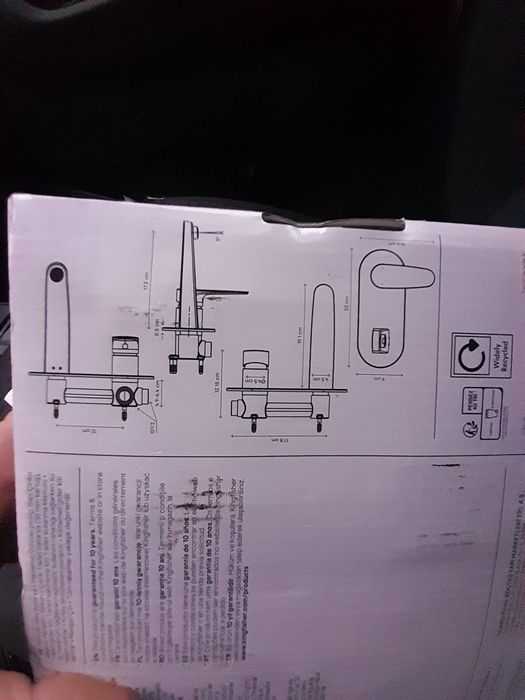 Bateria podtynkowa umywalkowa do łazienki goodhome