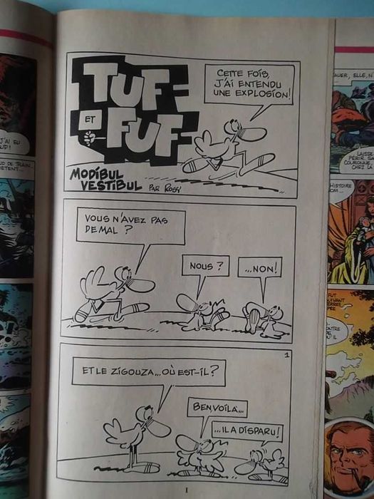 Várias revistas SPIROU em francês com suplementos.