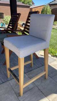 Krzesła barowe hokery Ikea Henriksdal 65cm Bergmund
