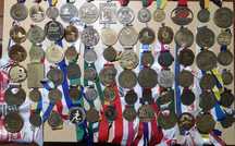 72 medalhas desportivas