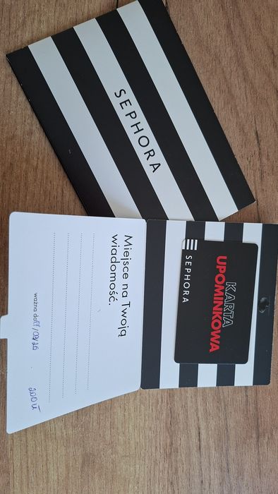 Karta podarunkowa do Sephory o wartości 200zl