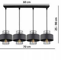 lampy loftowe czarne