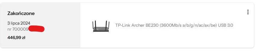 Router TP-Link Archer BE230 Wi-Fi 7 BE3600