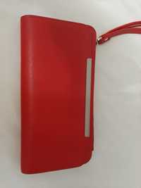 Красный кошелёк червоний гаманець